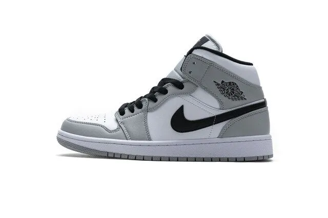 -zapatillas de baloncesto Air Jordan Retro 1 Mid AJ para hombre y mujer, auténticas y originales, cómodas