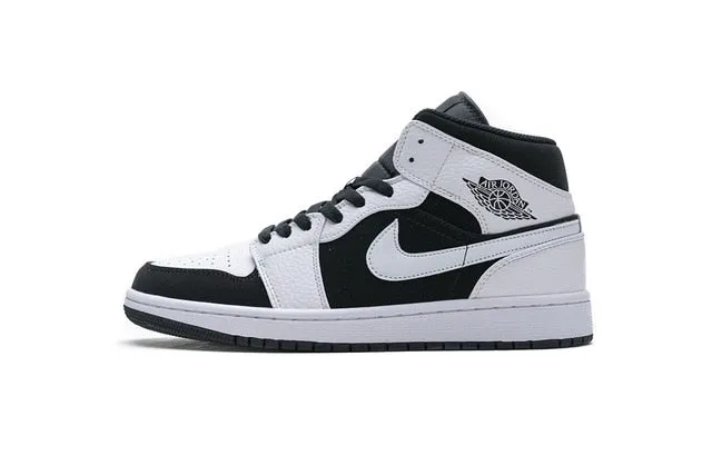 -zapatillas de baloncesto Air Jordan Retro 1 Mid AJ para hombre y mujer, auténticas y originales, cómodas