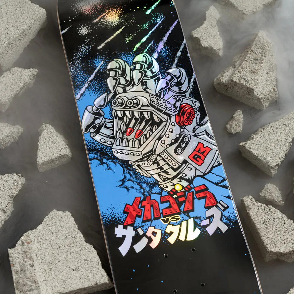 8.0" Godzilla Mecha Hand Santa Cruz Skateboard Deck