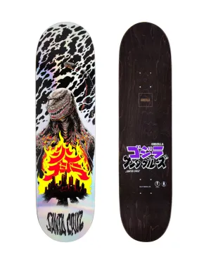 8.5" Godzilla Shin Knox Firepit Santa Cruz Skateboard Deck