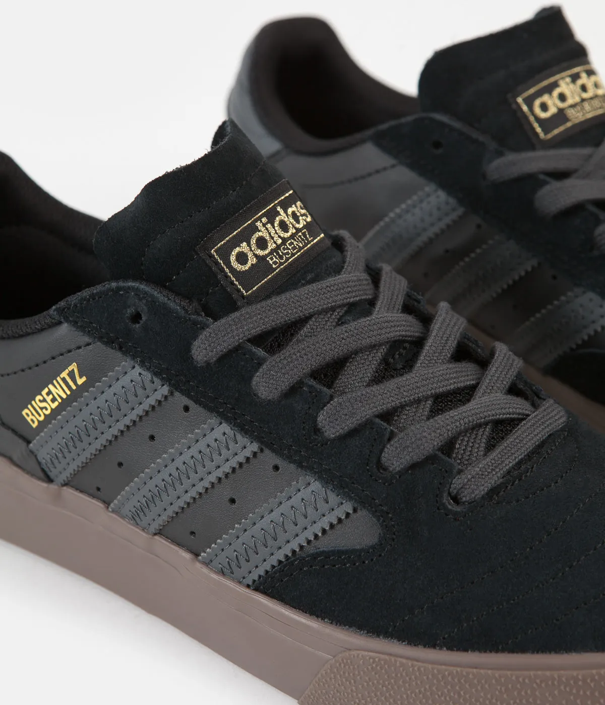 Adidas Busenitz Vulc II Shoes - Core Black / Grey Six / Gum