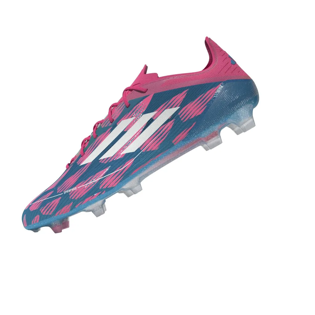 adidas F50 Elite FG Firm Ground - Solar Blue/ FTWhite/ Solar Pink