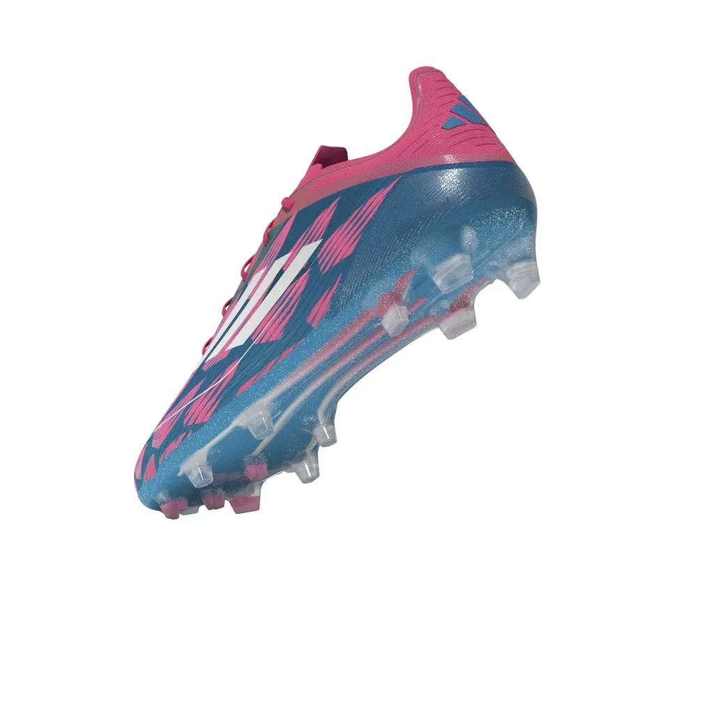 adidas F50 Elite FG Firm Ground - Solar Blue/ FTWhite/ Solar Pink