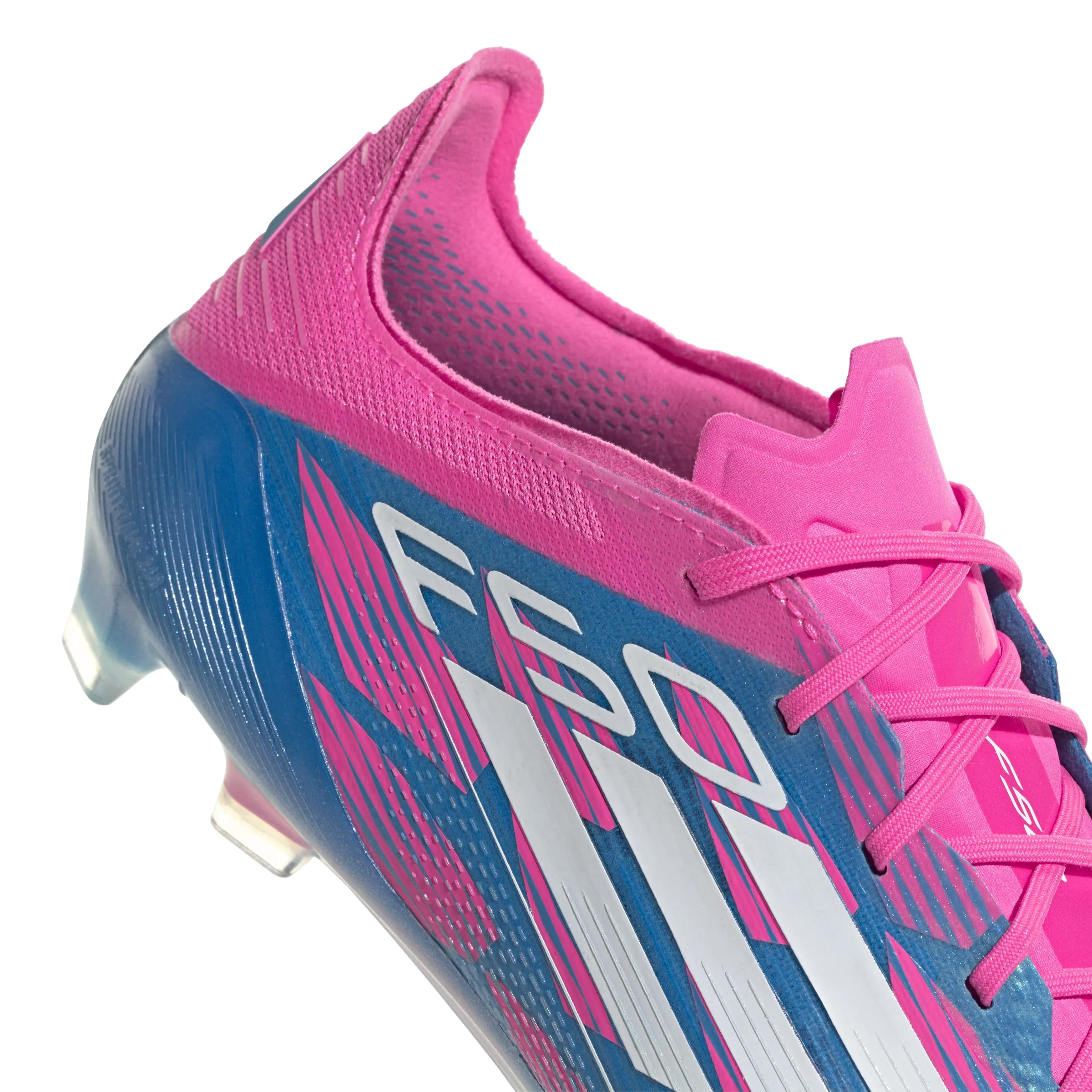 adidas F50 Elite FG Firm Ground - Solar Blue/ FTWhite/ Solar Pink