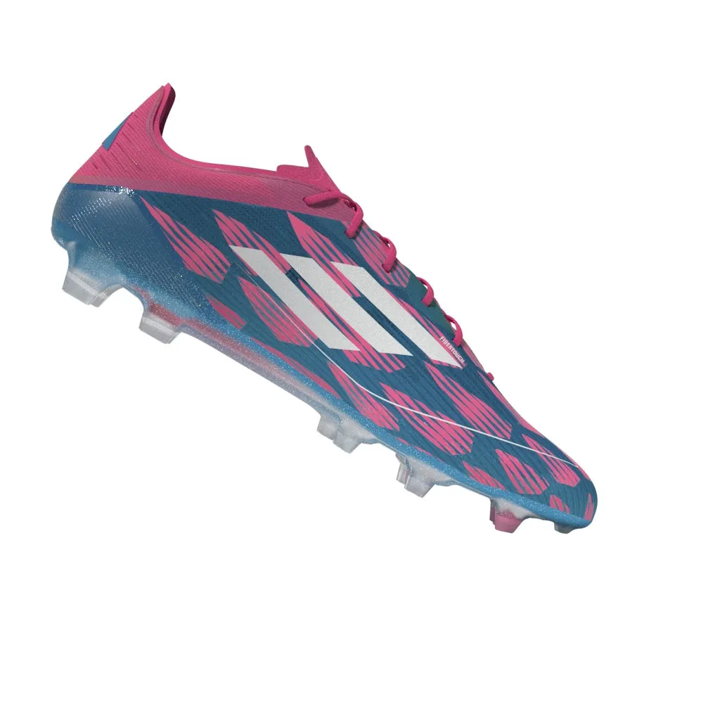 adidas F50 Elite FG Firm Ground - Solar Blue/ FTWhite/ Solar Pink