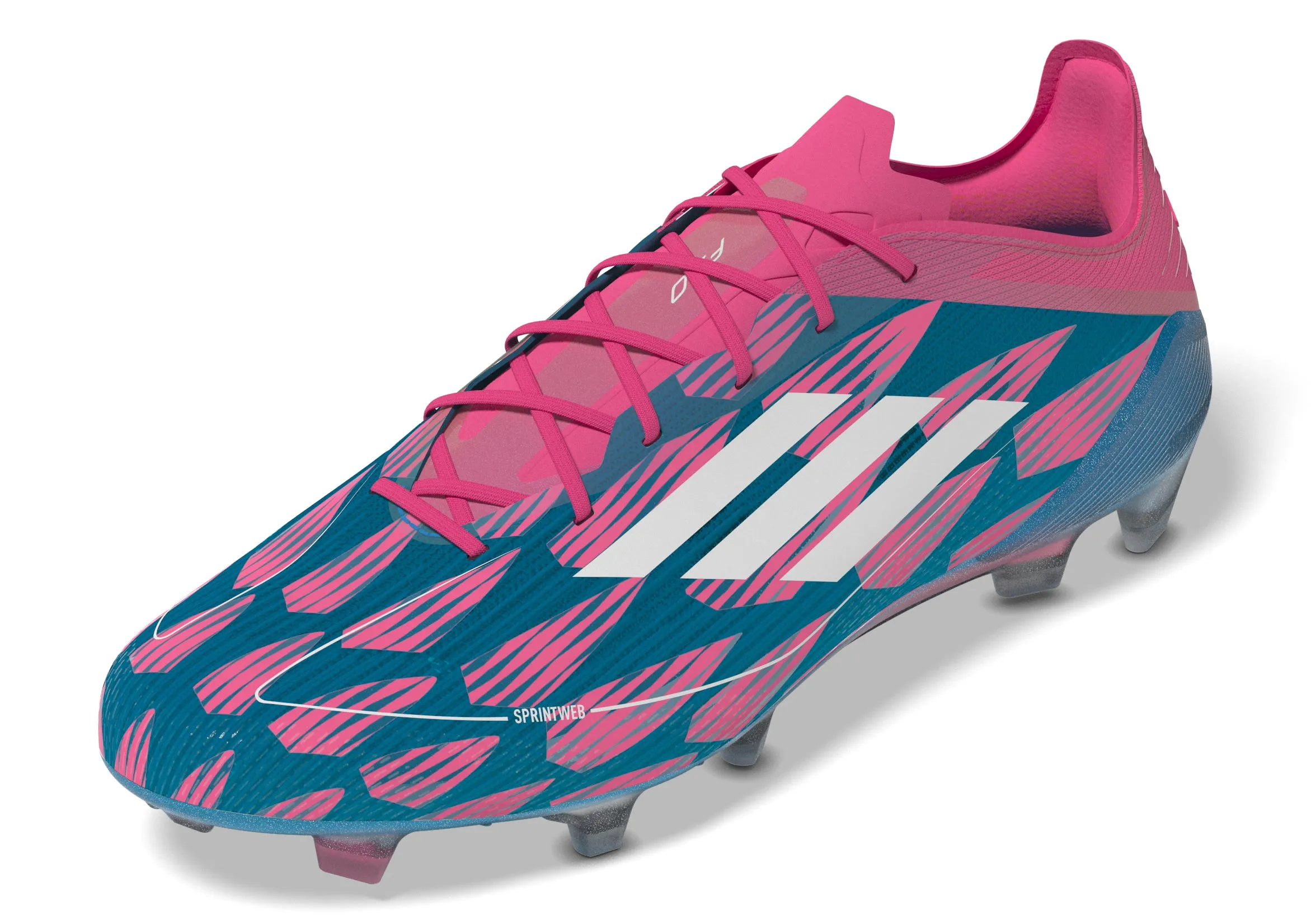 adidas F50 Elite FG Firm Ground - Solar Blue/ FTWhite/ Solar Pink