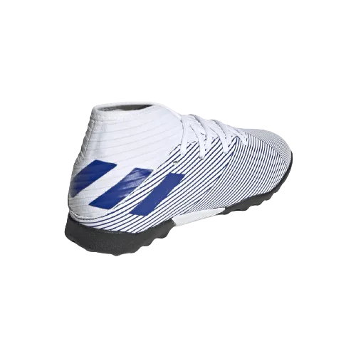 Adidas Nemeziz 19.3 Tf J Ps/Gs-Boys Turf Shoes White/Blue Eg7235