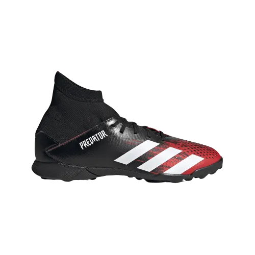 Adidas Predator 20.3 Tf J Ps/Gs-Boys Turf Shoes Black/Red Ef1950