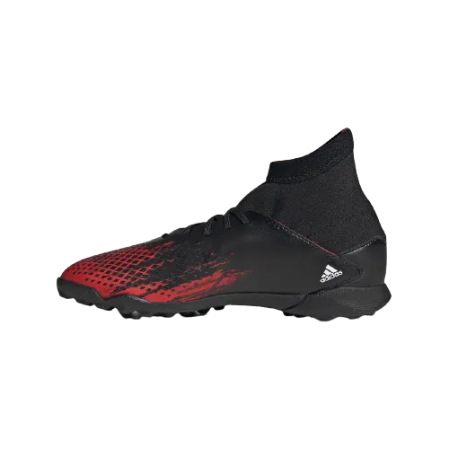 Adidas Predator 20.3 Tf J Ps/Gs-Boys Turf Shoes Black/Red Ef1950