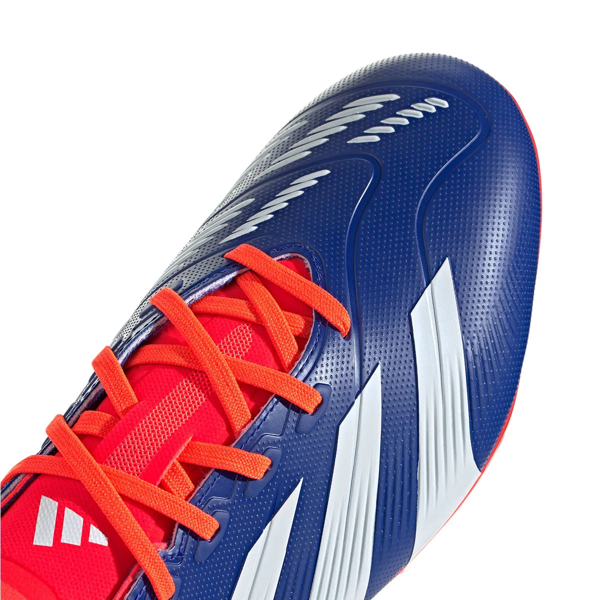 adidas Predator League FG Football Boots - Adult - Lucid Blue/White/Solar Red