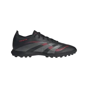 adidas Predator League Low TF Turf Soccer Cleat - Core Black / Grey Four / Lucid Red