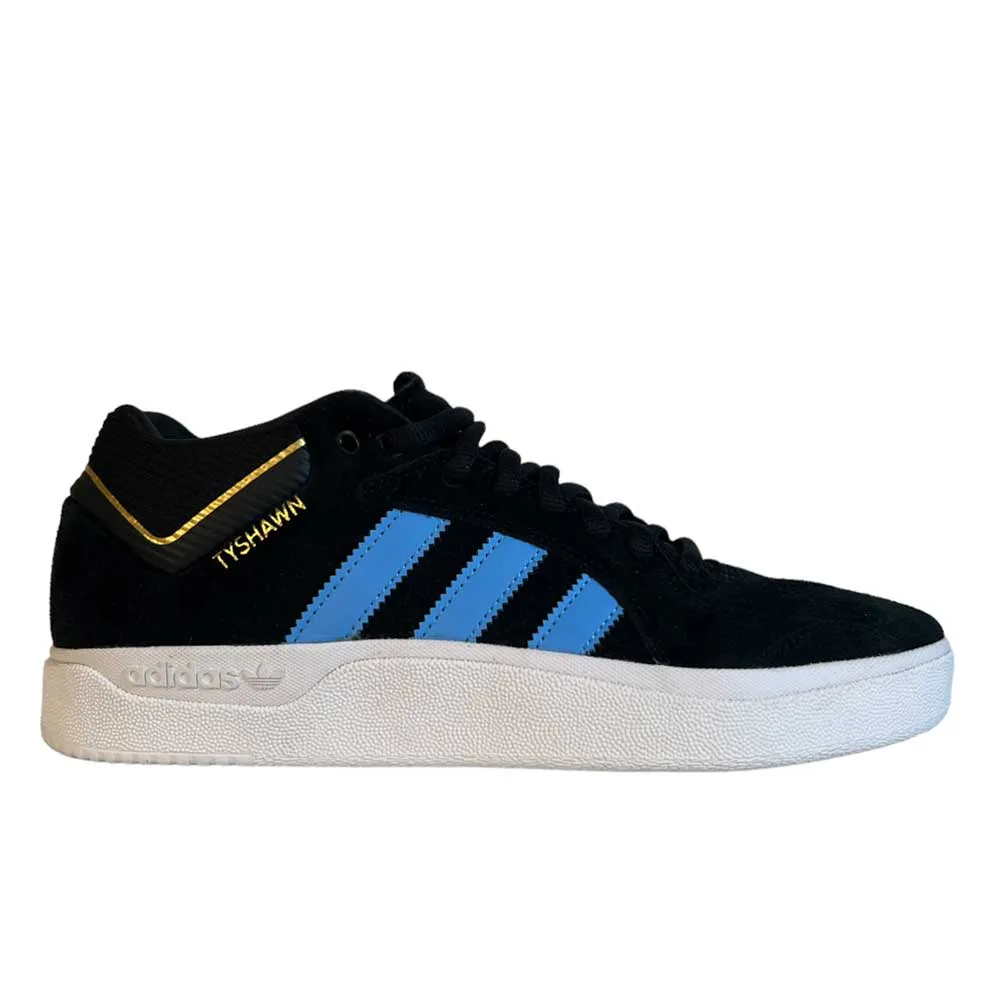 Adidas Skateboarding Tyshawn Black Light Grey Bluebird Suede Shoes