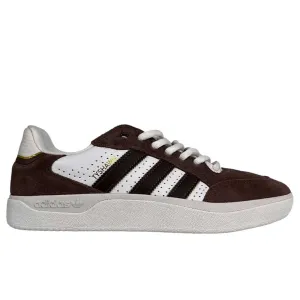 Adidas Skateboarding Tyshawn Low Brown White Gold Suede Shoes