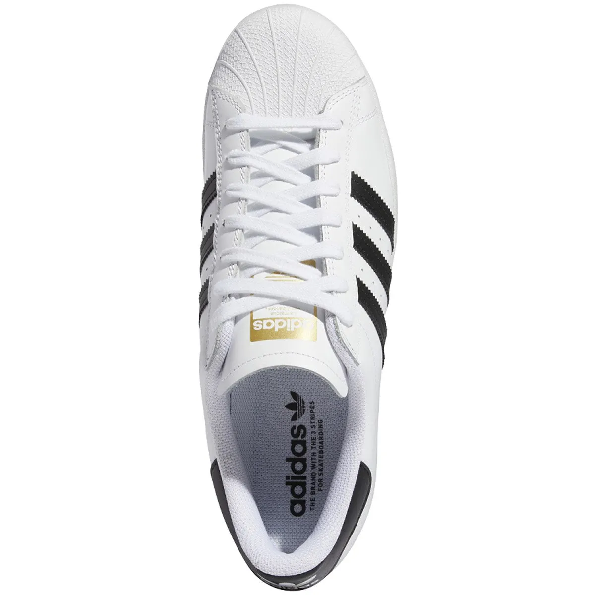 Adidas Superstar ADV Skateboard Shoe - White/Core Black/White