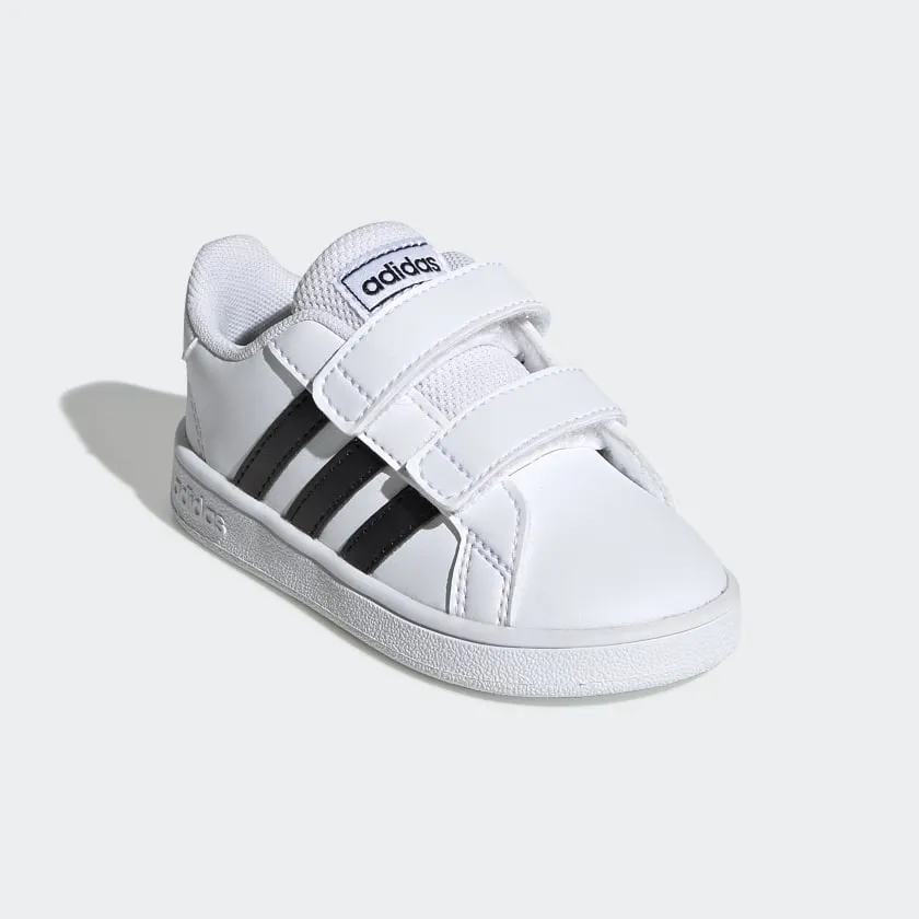 *Adidas Toddlers Grand Court Sneakers White/Black (EF0118/GW6527) - EW - R1L9