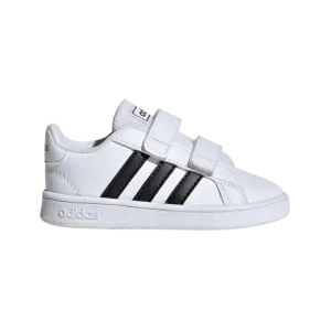 *Adidas Toddlers Grand Court Sneakers White/Black (EF0118/GW6527) - EW - R1L9