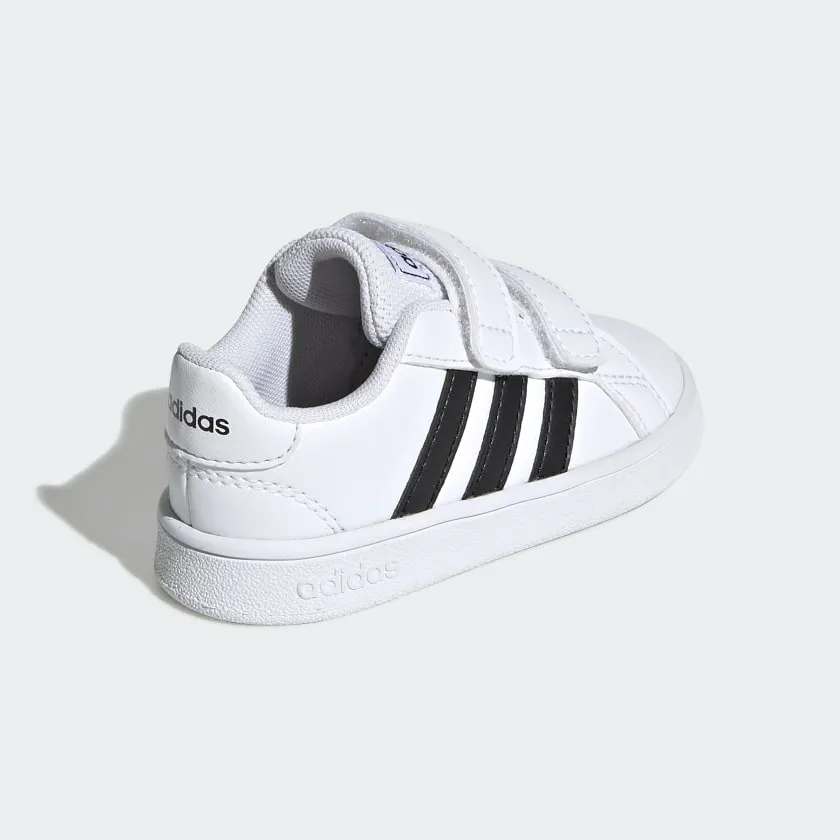 *Adidas Toddlers Grand Court Sneakers White/Black (EF0118/GW6527) - EW - R1L9