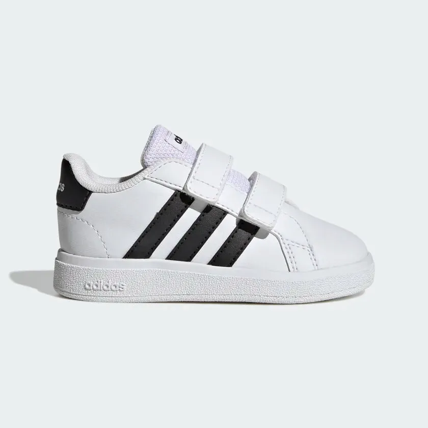 *Adidas Toddlers Grand Court Sneakers White/Black (EF0118/GW6527) - EW - R1L9