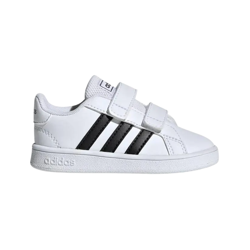 *Adidas Toddlers Grand Court Sneakers White/Black (EF0118/GW6527) - EW - R1L9