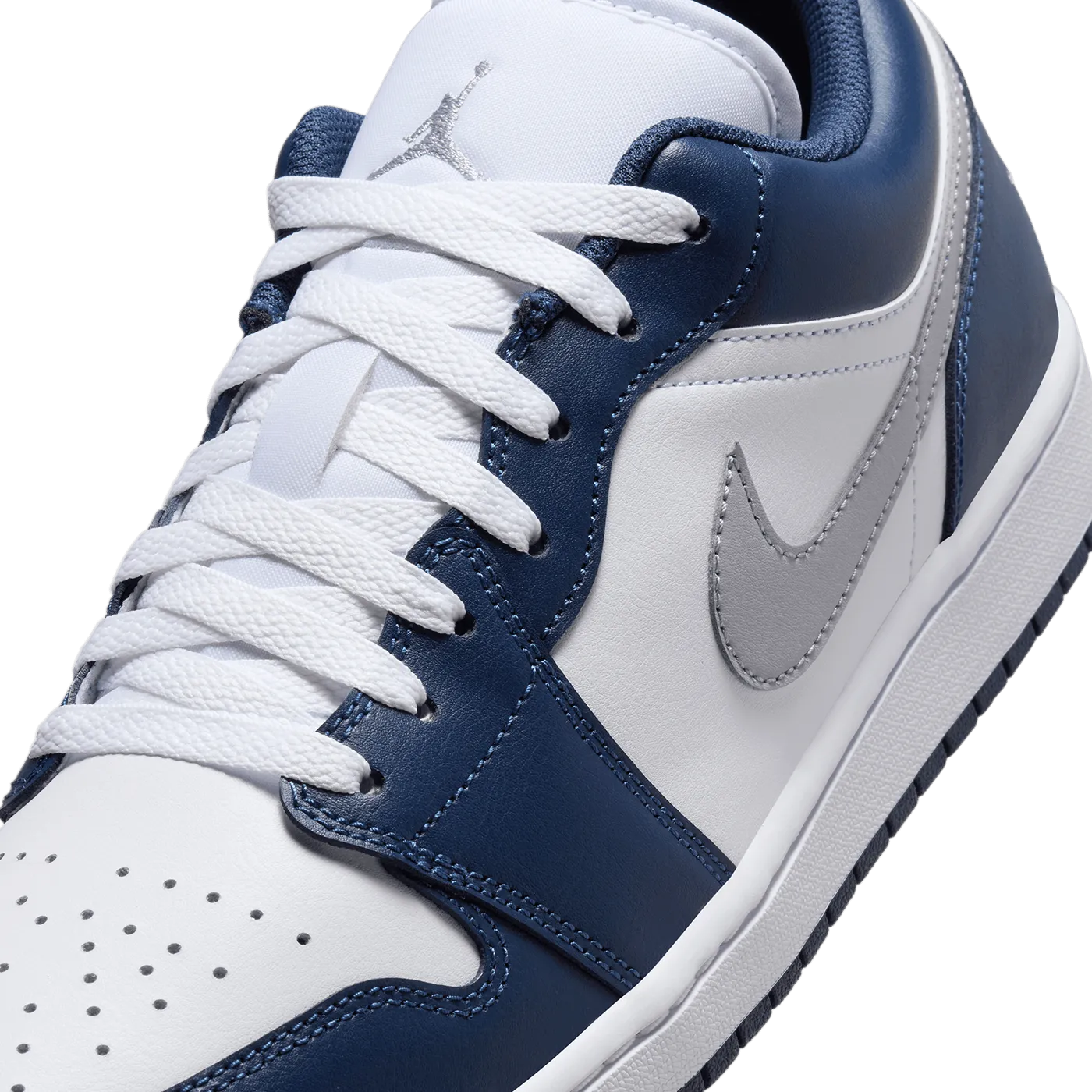 Air Jordan 1 Low 'White and Midnight Navy'