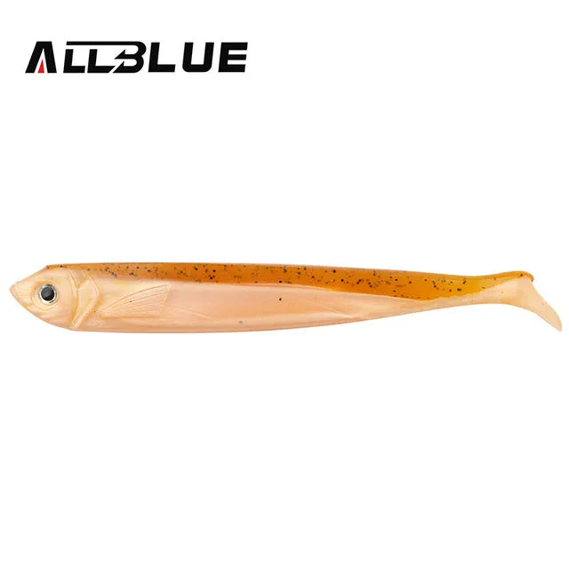 ALLBLUE 3pc/lot 9g/12cm Handmade Soft Bait Fish Fishing Lure Shad Manual Silicone Bass Minnow Swimbait Plastic Lure Pasca Peche