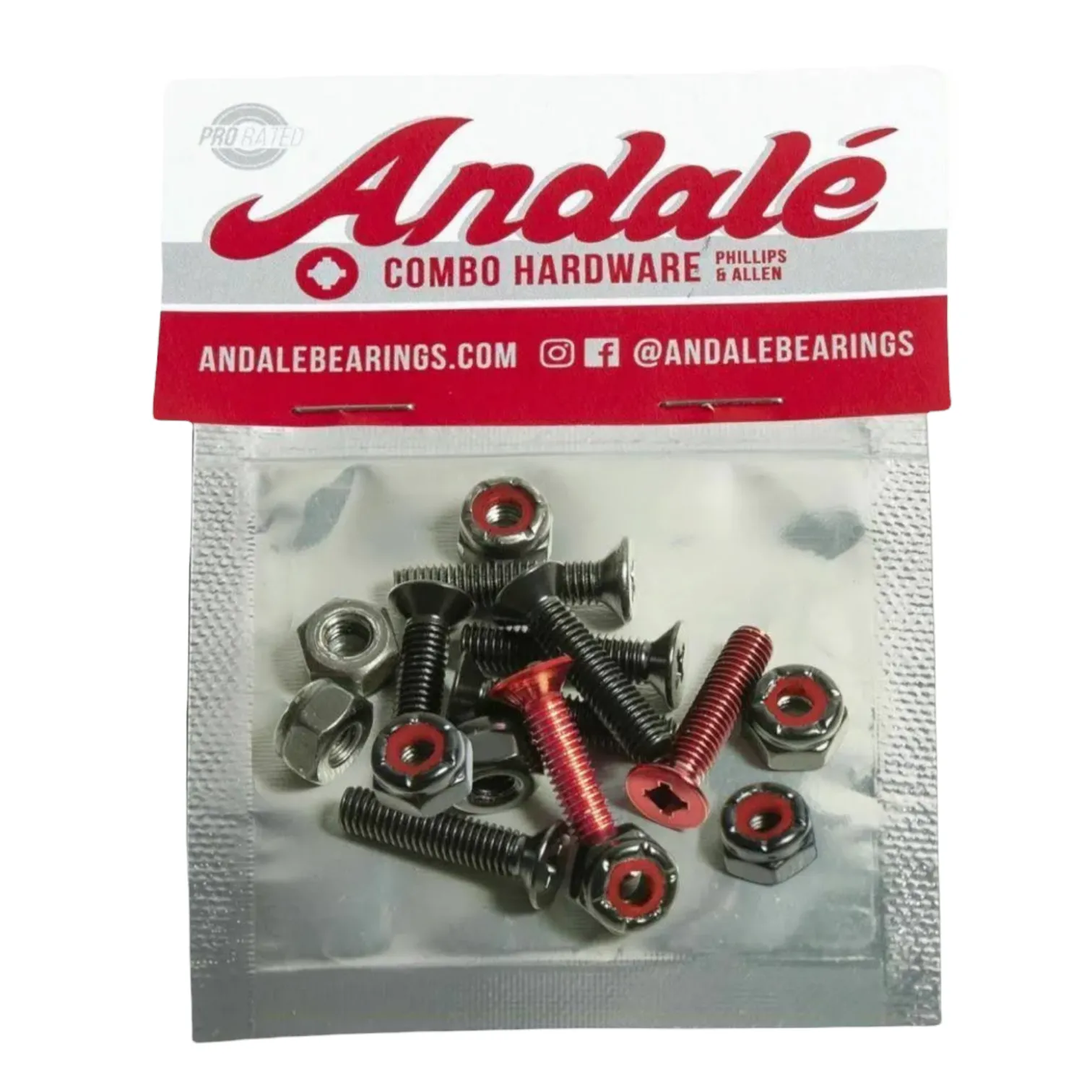 ANDALE COMBO RED PHILLIPS AND ALLEN 7/8" HARDWARE