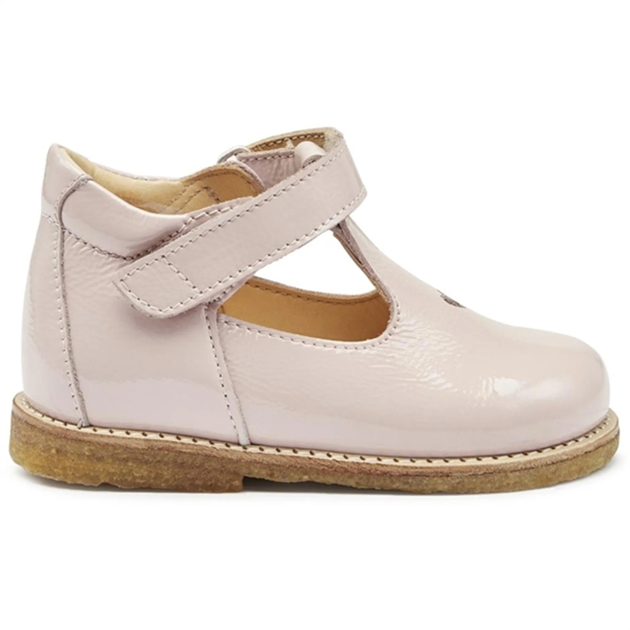 Angulus Mary Jane Shoes Pale Rose