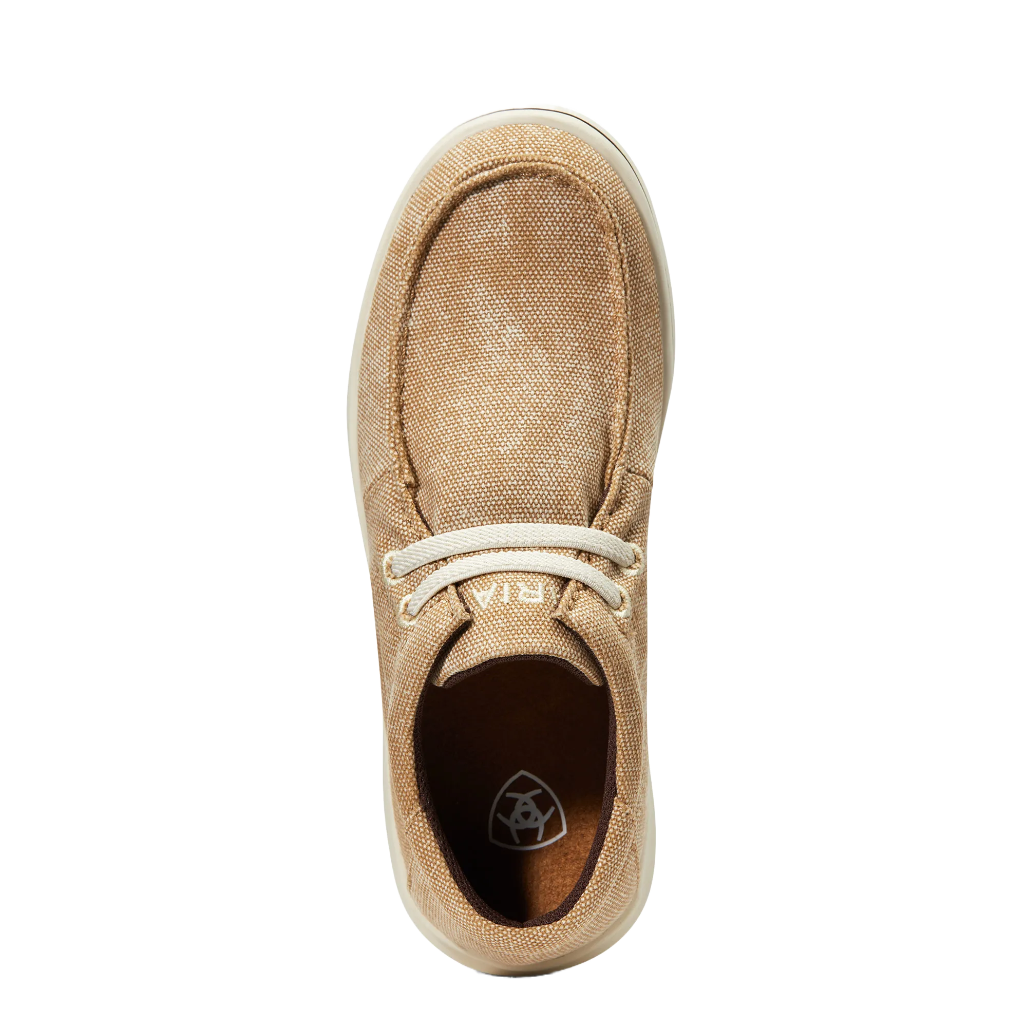 Ariat Youth Girl's Hilo Washed Tan Canvas Slip On Shoes 10040251