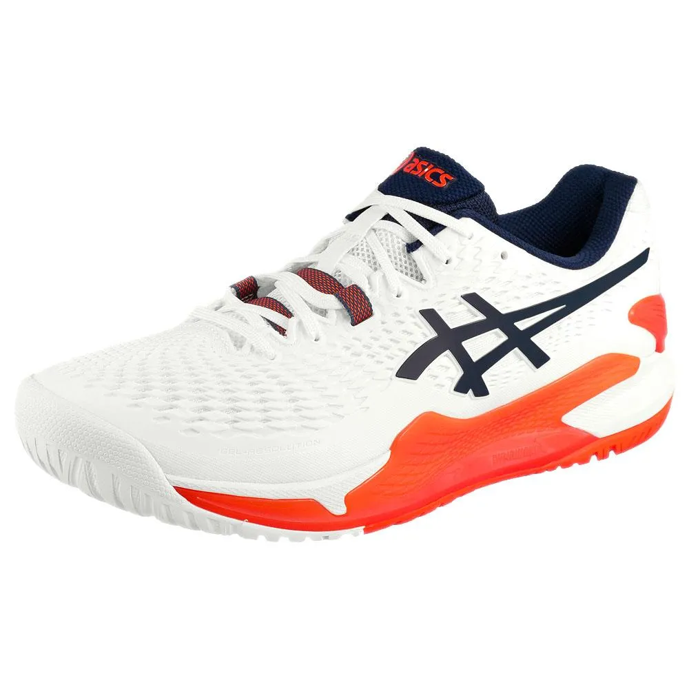 Asics Men's Gel-Resolution 9 - White/Blue Expanse