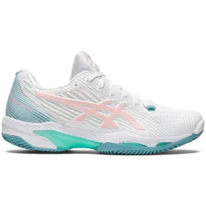 Asics Solution Speed FF 2 Clay Womens Tennis Shoes - White