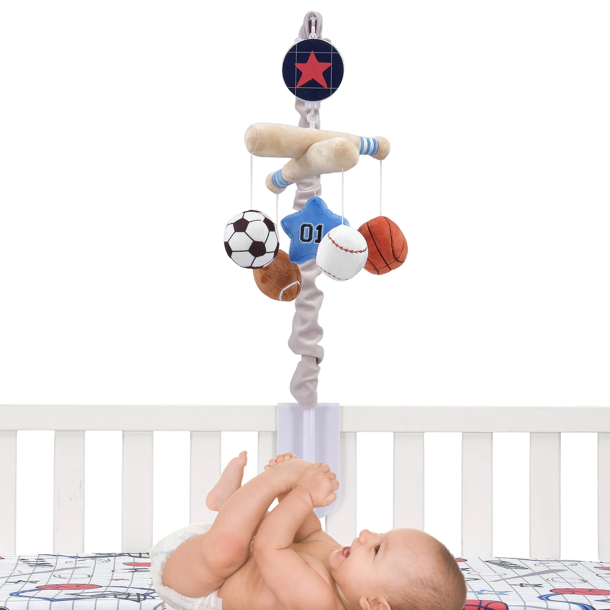 Baby Sports Musical Baby Crib Mobile