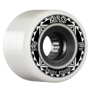 BONES WHEELS ATF ROUGH RIDER SKATEBOARD WHEELS RUNNERS 59MM 80A 4PK WHITE