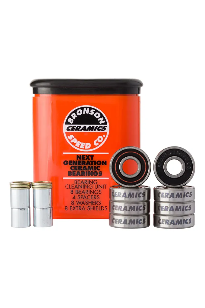 Bronson Speed Co. Next Generation Ceramic Skateboard Bearings