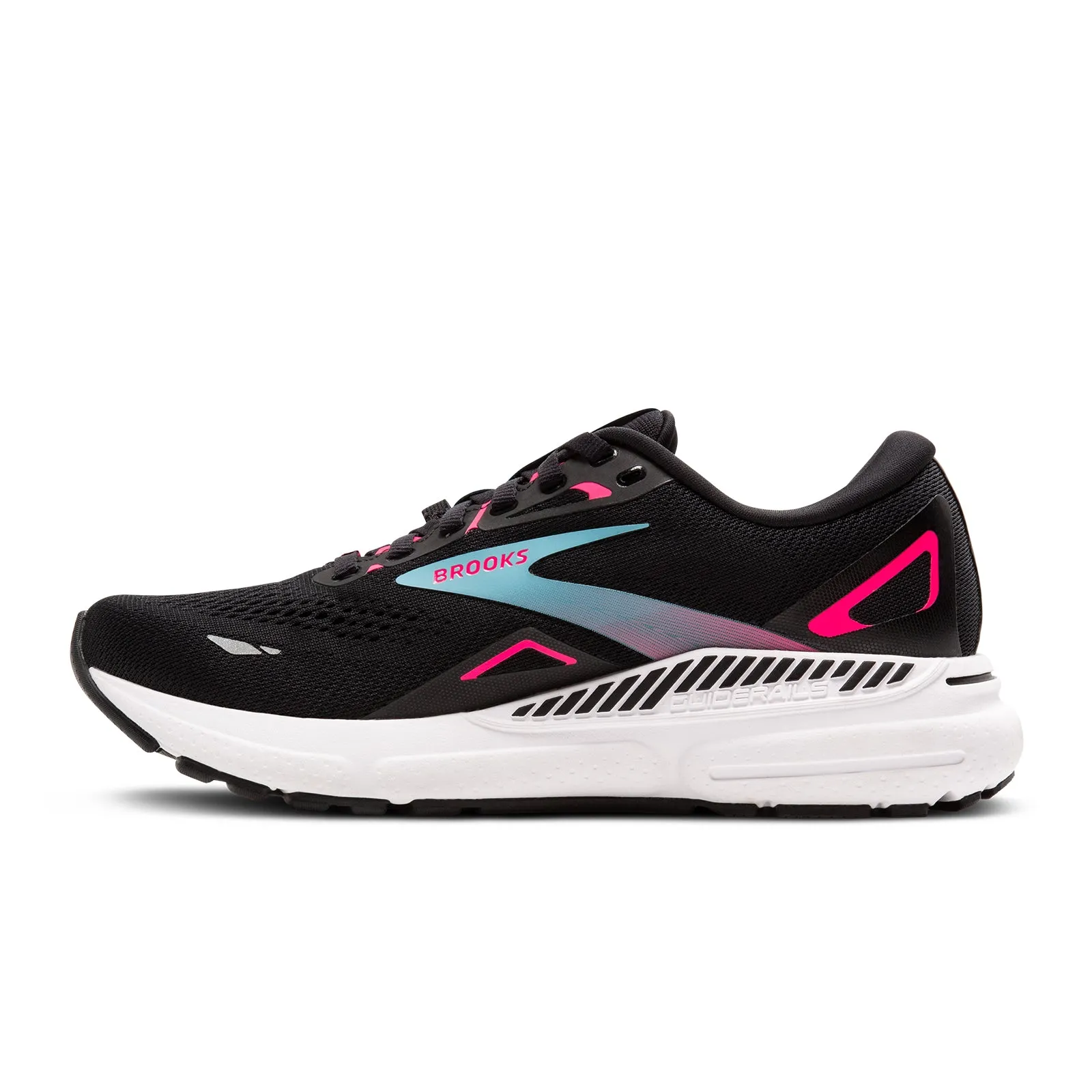 Brooks Adrenaline GTS 23 GTX Running Shoe (Women) - Black/Knockout Pink/Aqua