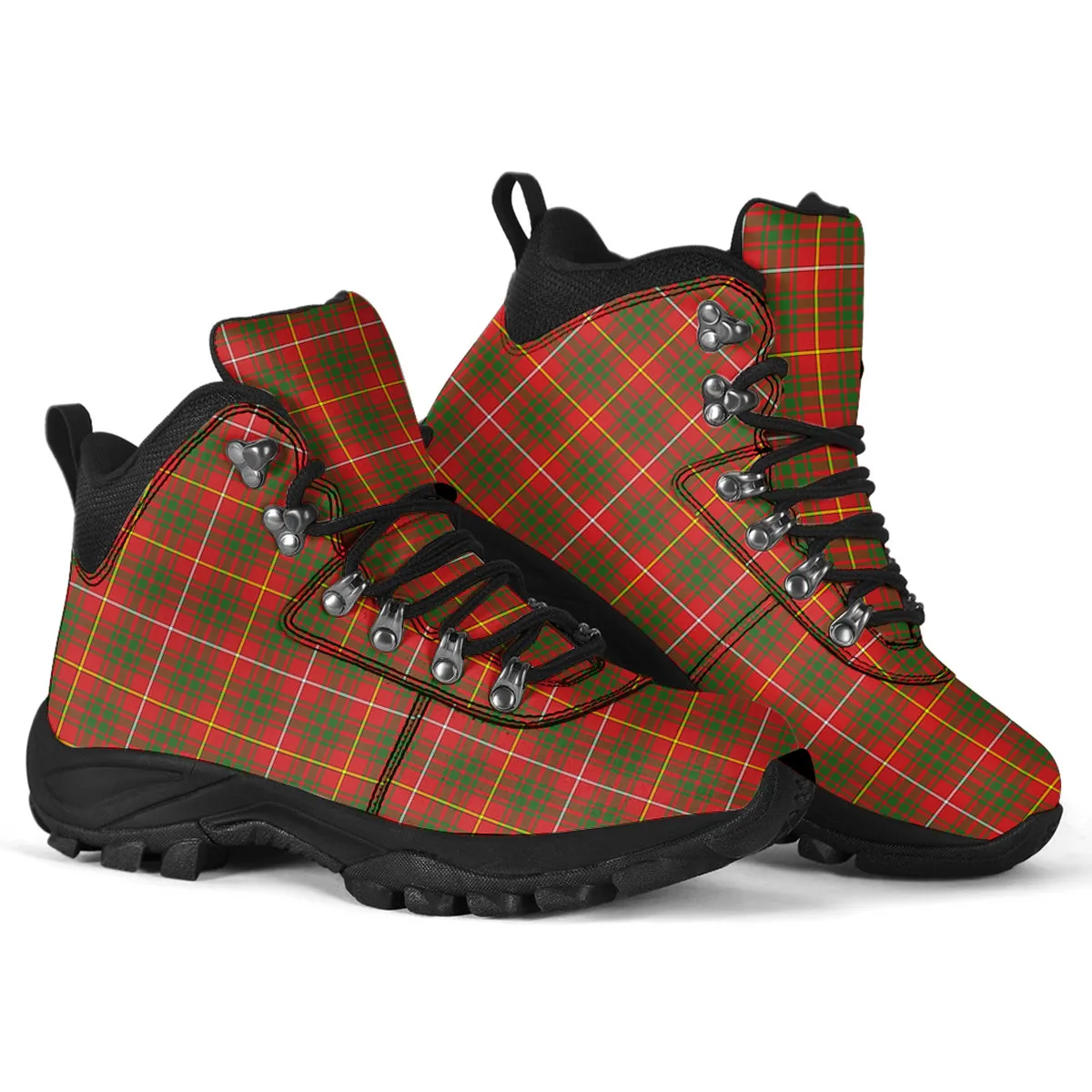 Bruce Modern Tartan Alpine Boots