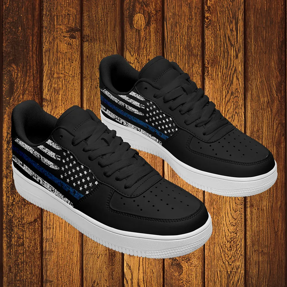 Business gifts ideas, Thank you gifts for clients AF1-B05607 Custom AF1 American Flag, USA Flag Sneakers AF1, Shoes, Printed Shoes