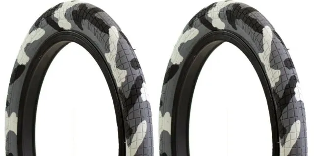 Camo Grey BMX Freestyle 20 x 2.4 Tire - Live4bikes