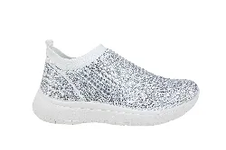 CARIN SNEAKER WITH SPARKLING CRYSTAL DETAILING