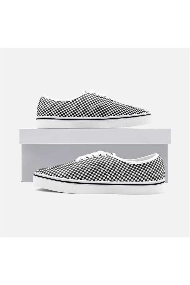 Circles Unisex Canvas Sneakers