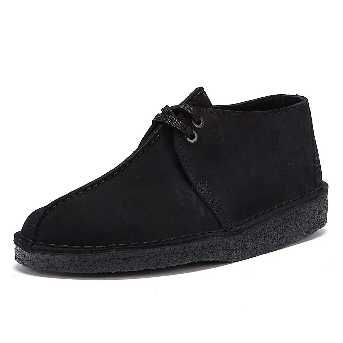 Clarks Originals Desert Trek Suede Mens Black Shoes