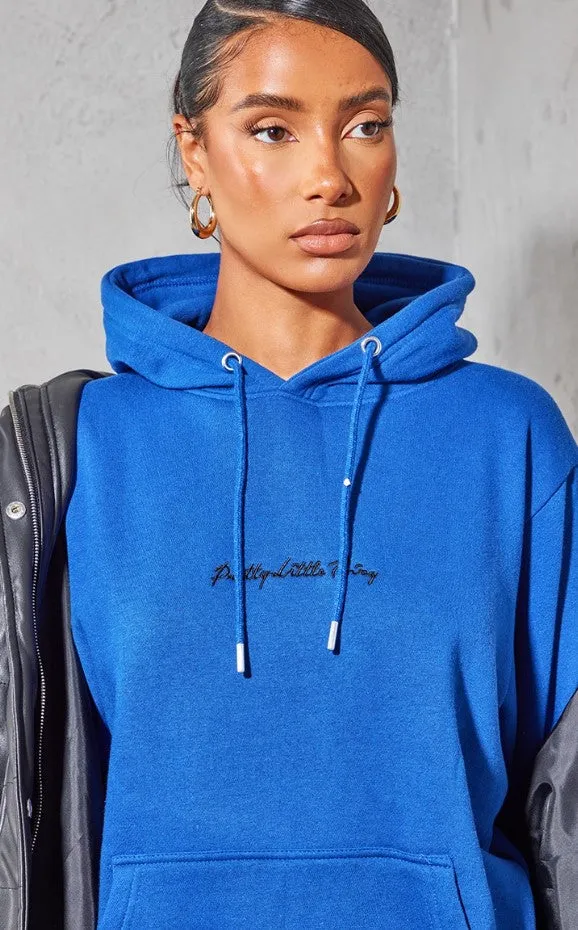 Cobalt Oversized Sweat Hoodie