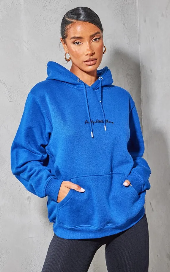 Cobalt Oversized Sweat Hoodie