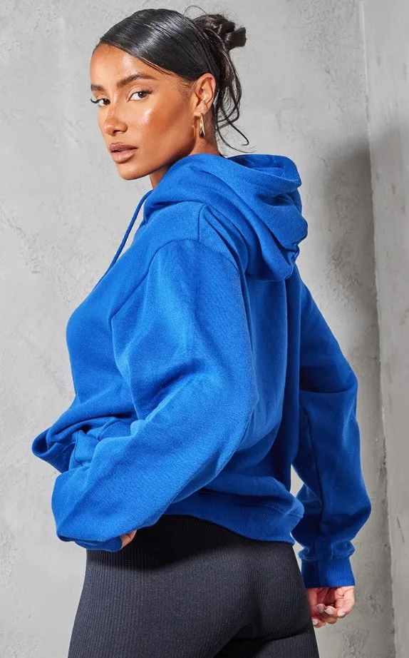 Cobalt Oversized Sweat Hoodie