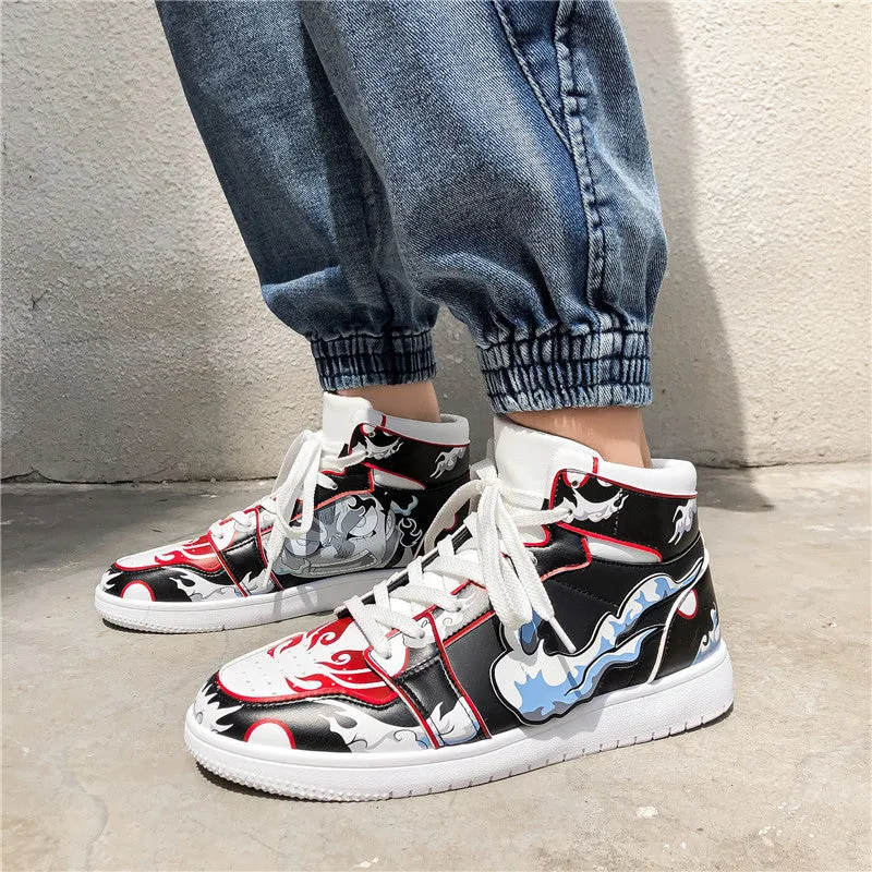 Code Naruto joint aj1 Naruto Payne Air Force One 2024 new trend high-top shoes men V18