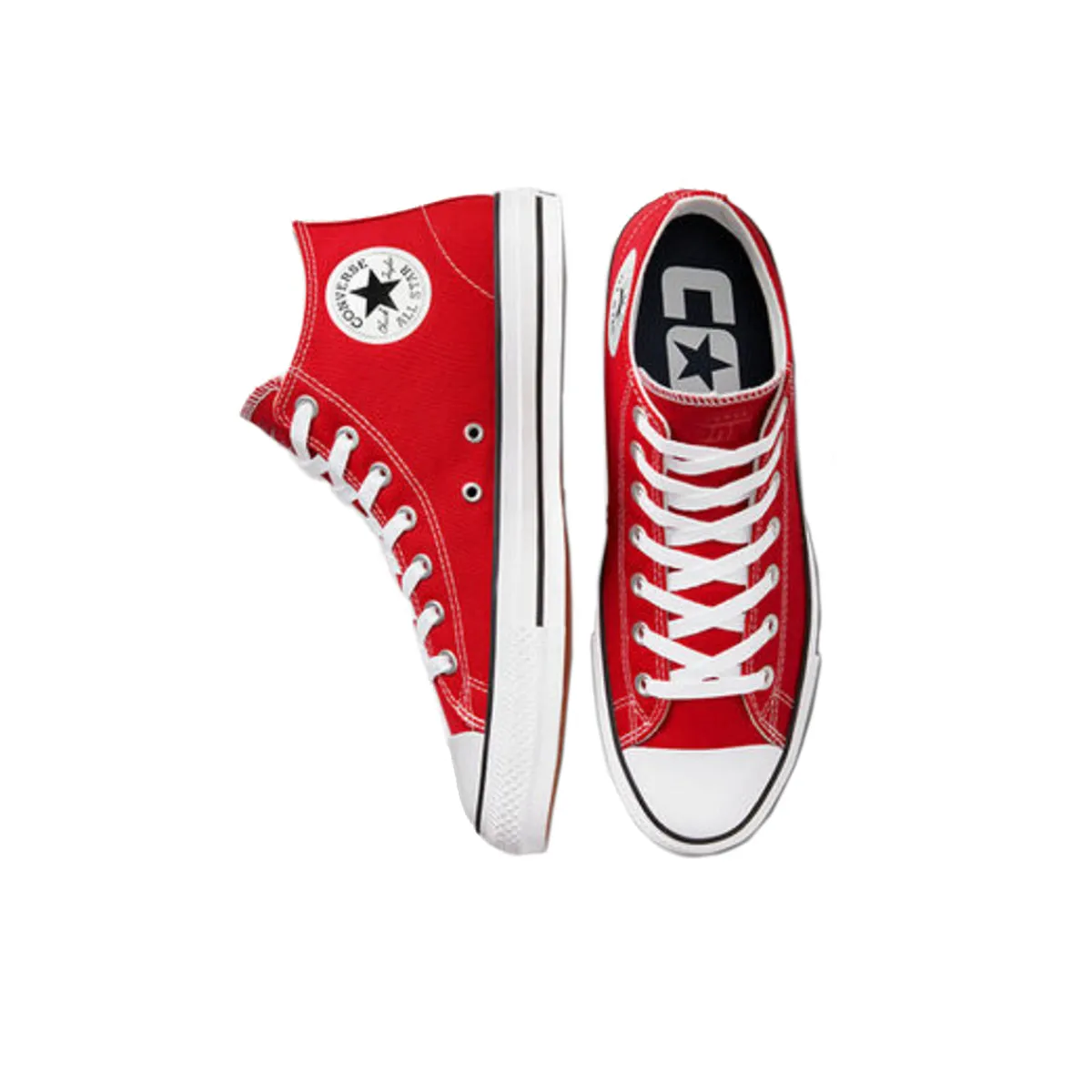 Converse CTAS Hi Pro Mid - Red Canvas