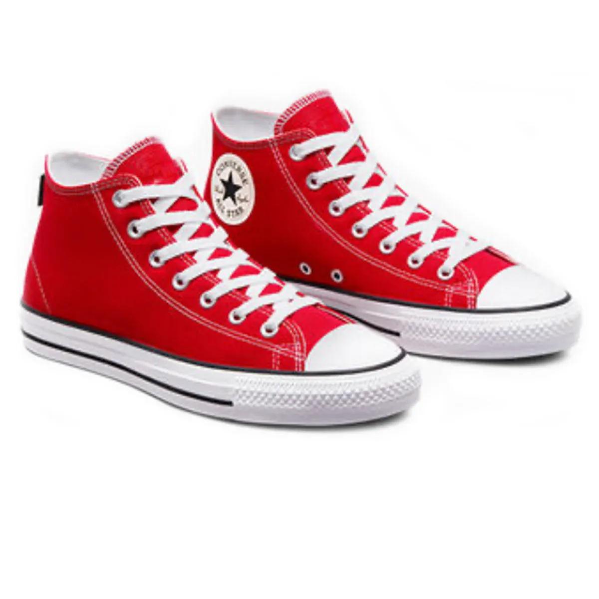 Converse CTAS Hi Pro Mid - Red Canvas