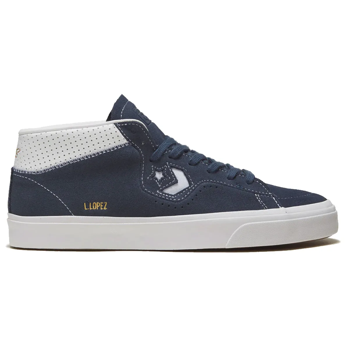 Converse Lopez Pro Mid - Navy/White Perf