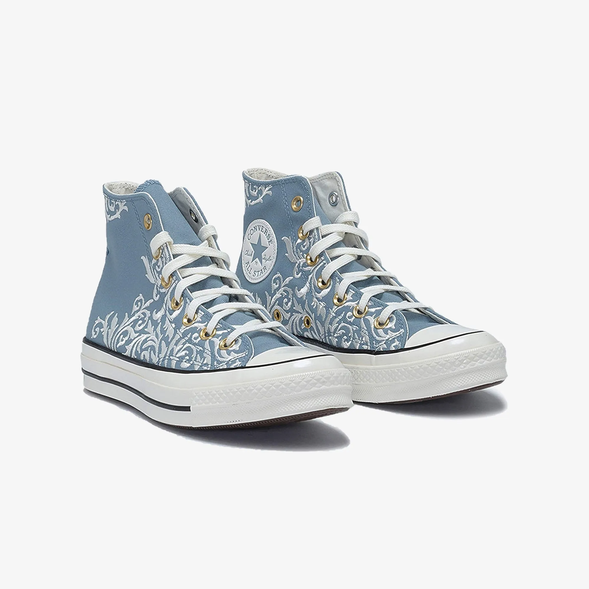 Converse | WMN'S CHUCK 70 GARDEN NOIR  { LITE BLUE