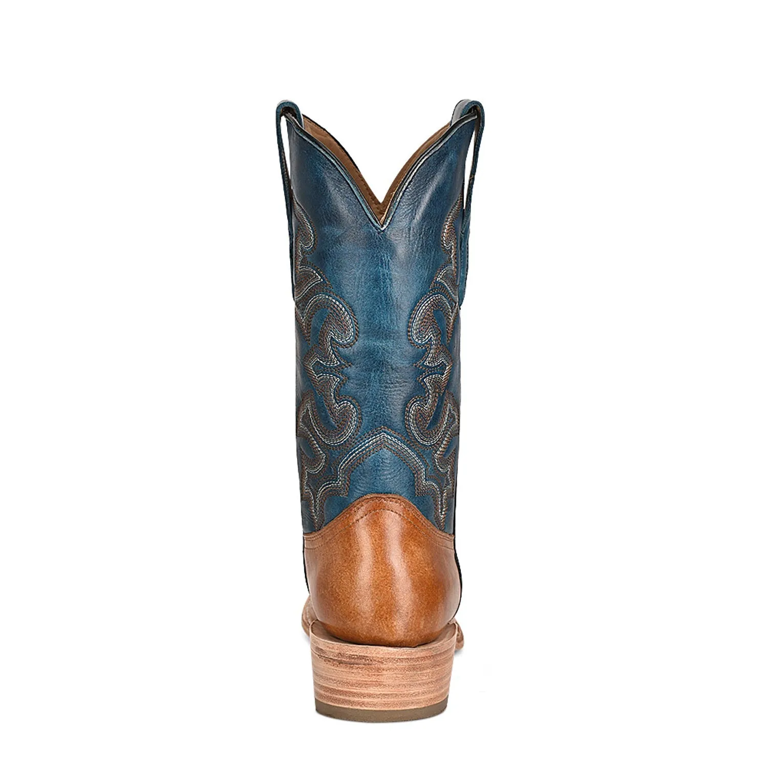 Corral Mens A4378 Sand/Blue Leather Classic Cowboy Boots