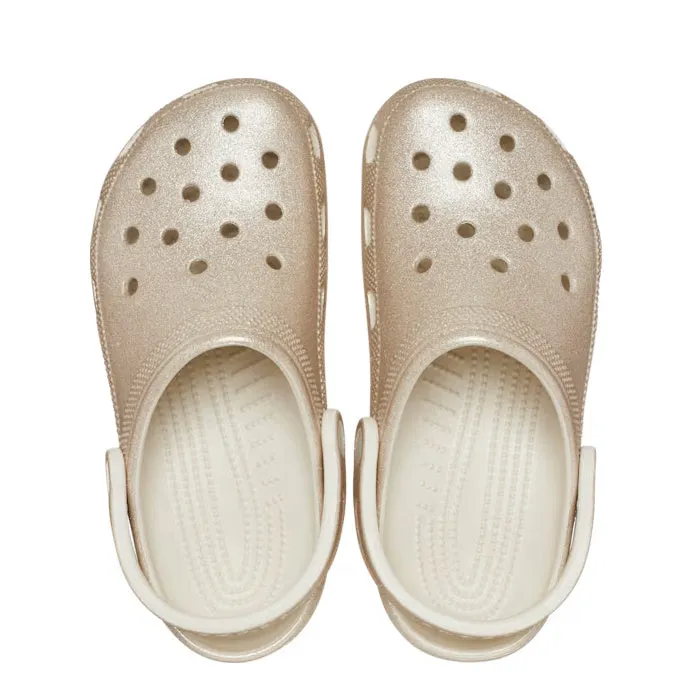 Crocs - Classic Clog Glitter Adults Champagne Beige